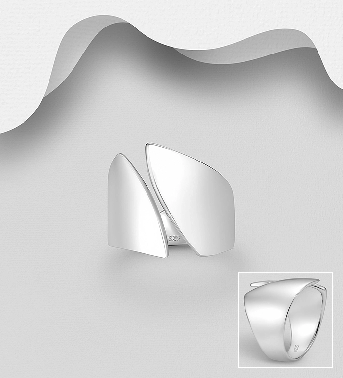 925 Sterling Silver Adjustable Ring