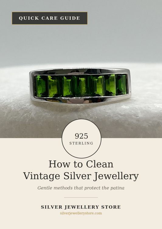How to Care for Vintage Silver Jewellery