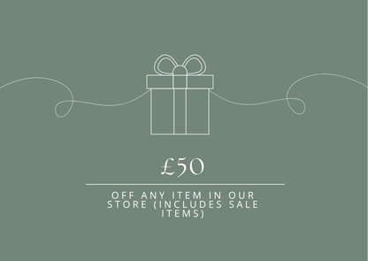 Silver Jewellery Store Gift Card