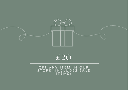 Silver Jewellery Store Gift Card