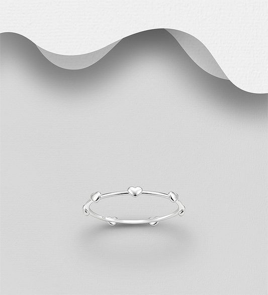925 Sterling Silver Heart Ring