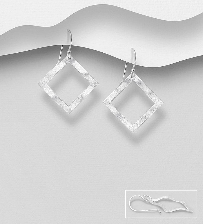 925 Sterling Silver Push-Back Earrings