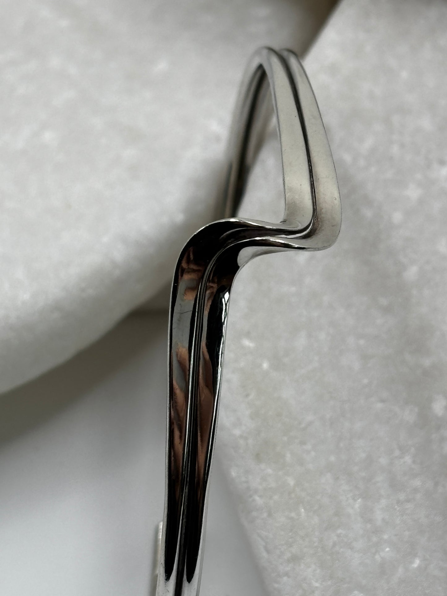 925 Sterling Silver Cuff Twist Bangle