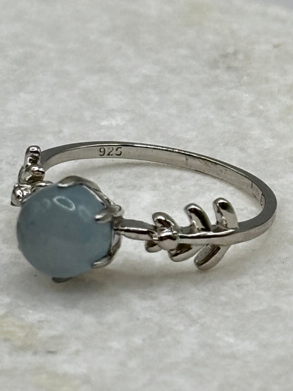 Genuine 925 Sterling Silver Aquamarine Set - Ring, Earrings & Pendant