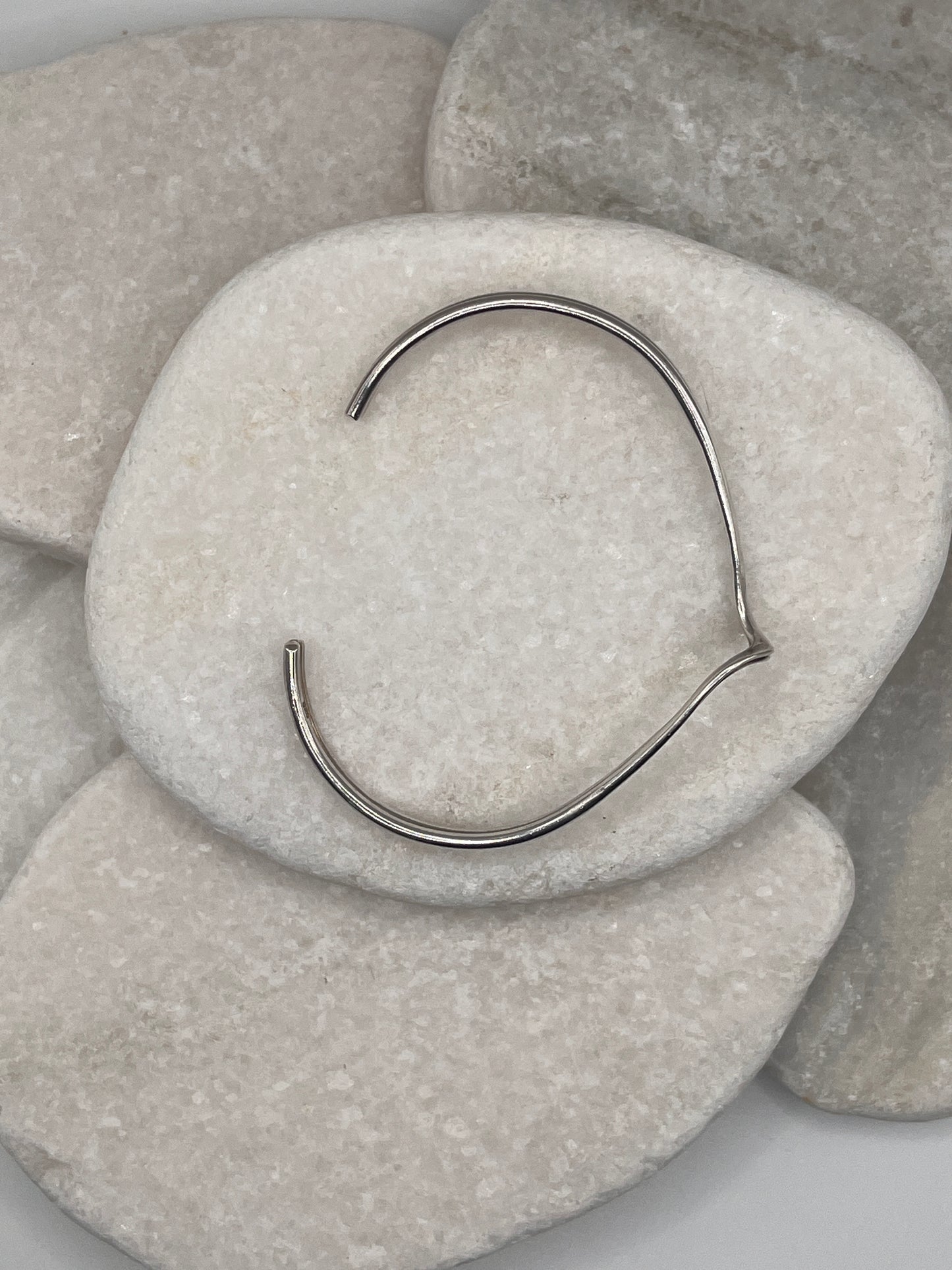925 Sterling Silver Two Strand Cuffed Bangle