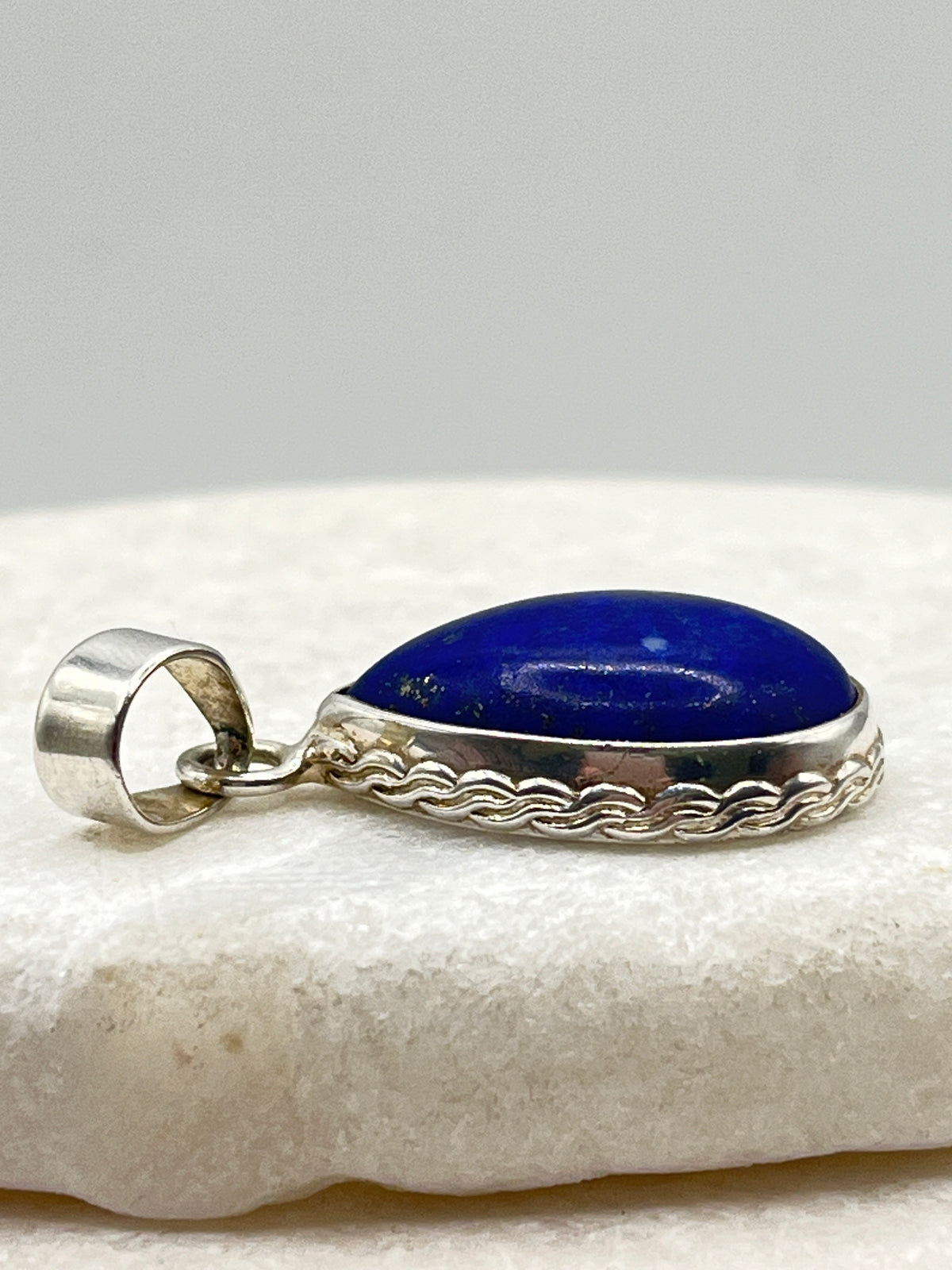 925 Sterling Silver Lapis Lazuli Pendant