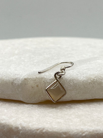 925 Sterling Silver Rose Quartz Earrings